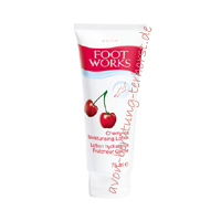 164491 AVON FOOTWORKS CHERRY ICE Feuchtigkeitsspendende Lotion